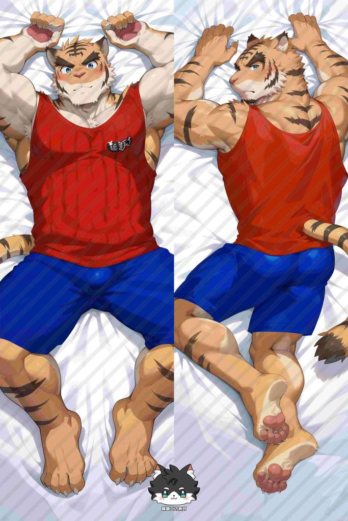 Torahiko Ooshima Furry Anime Dakimakura Body Pillow Cover