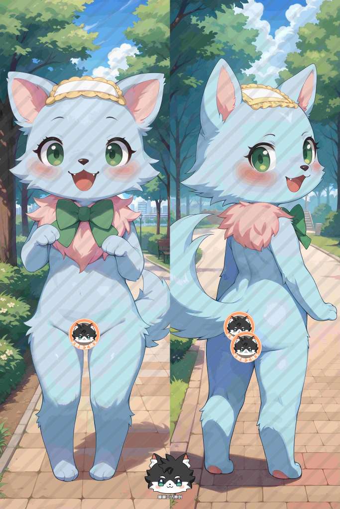 Jewelpet Milky Furry Anime Dakimakura Body Pillow Cover