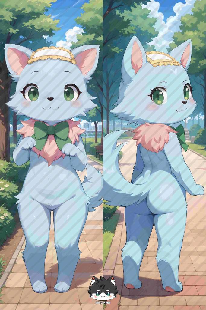 Jewelpet Milky Furry Anime Dakimakura Body Pillow Cover