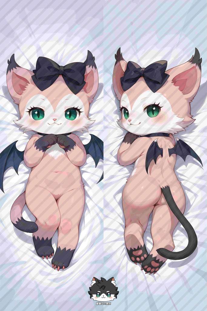 Beatcats Vampire Mia Furry Anime Dakimakura Body Pillow Cover