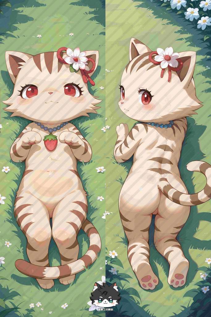 Jewel Pet Sango Furry Anime Dakimakura Body Pillow Cover