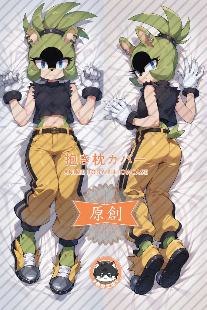 Sonic the Hedgehog Sticks the Badger Furry Anime Dakimakura Body Pillow Cover