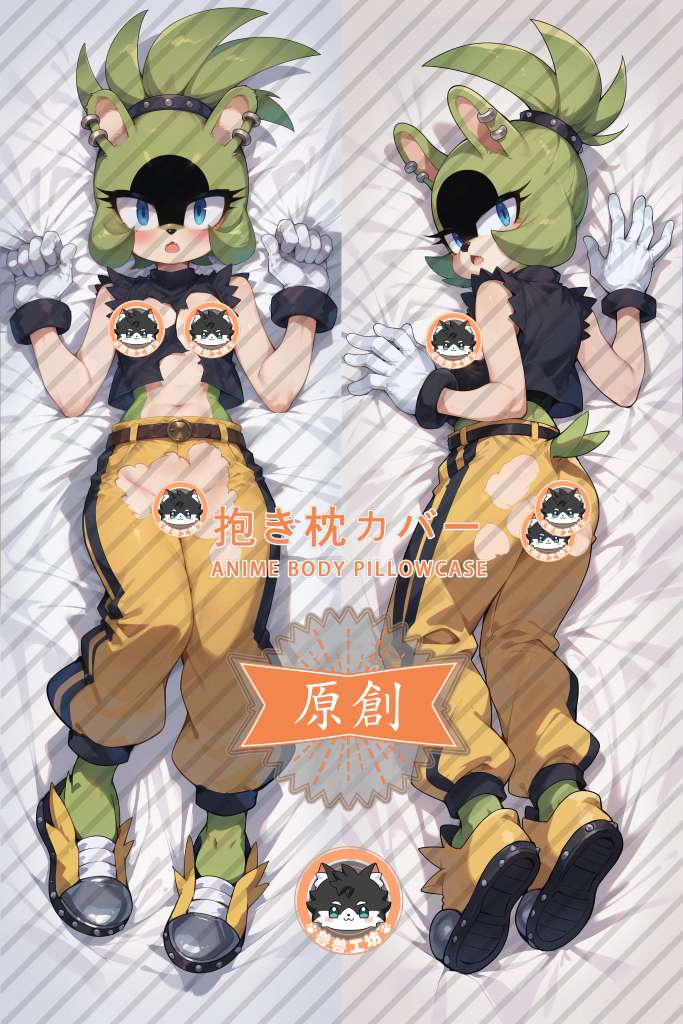Sonic the Hedgehog Sticks the Badger Furry Anime Dakimakura Body Pillow Cover