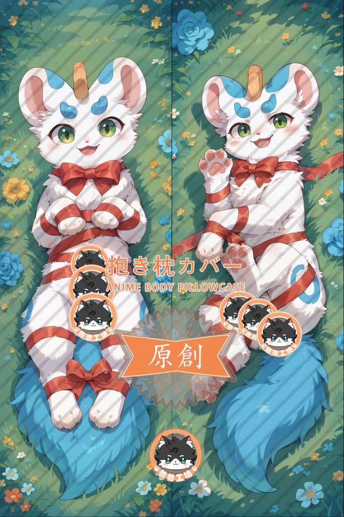 You Shou Yan Tianlu Furry Anime Dakimakura Body Pillow Cover