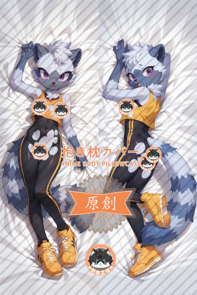 Sonic the Hedgehog Tangle the Lemur Furry Anime Dakimakura Body Pillow Cover