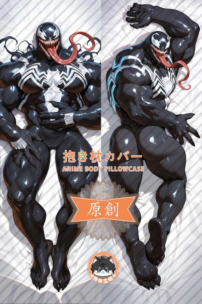 Venom Venom Anime Dakimakura Body Pillow Cover