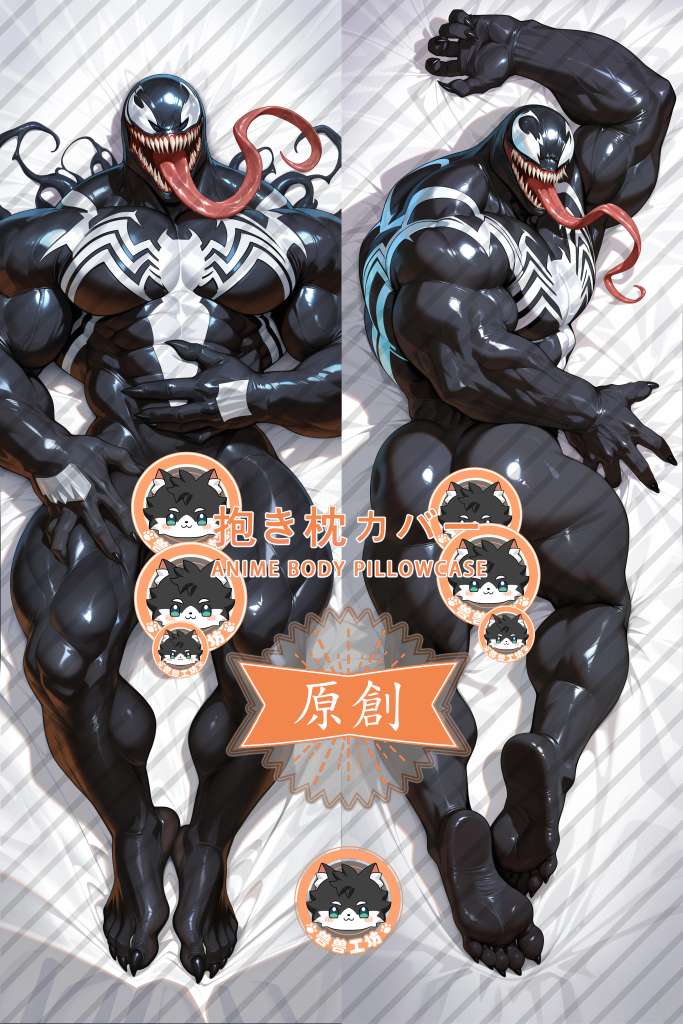 Venom Venom Anime Dakimakura Body Pillow Cover