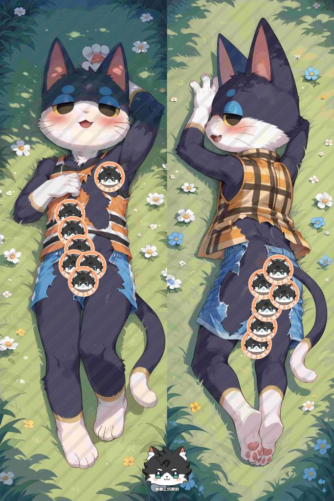 Animal Crossing Punchy Anime Dakimakura Body Pillow Cover