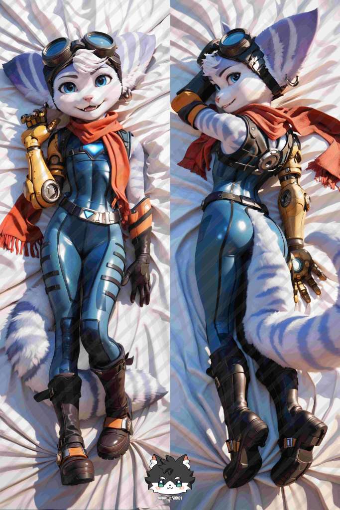 Ratchet & Clank Rivet Anime Dakimakura Body Pillow Cover