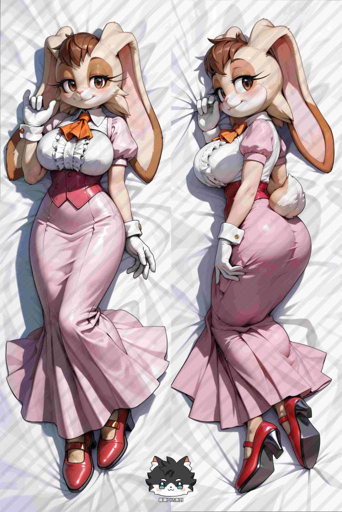 Sonic the Hedgehog Vanilla the Rabbit Anime Dakimakura Body Pillow Cover