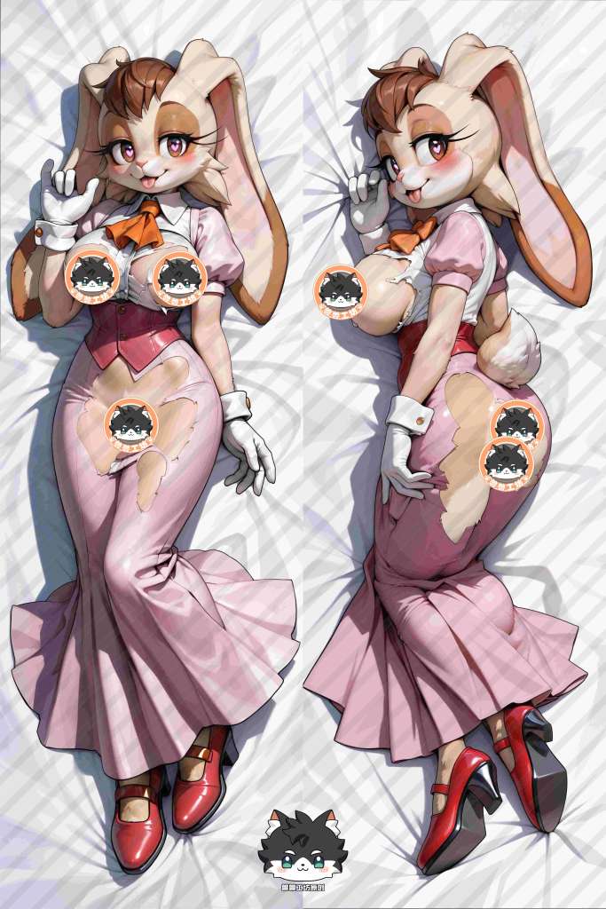 Sonic the Hedgehog Vanilla the Rabbit Anime Dakimakura Body Pillow Cover