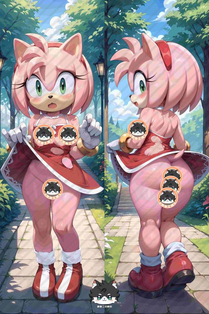 Sonic the Hedgehog Amy Rose Anime Dakimakura Body Pillow Cover