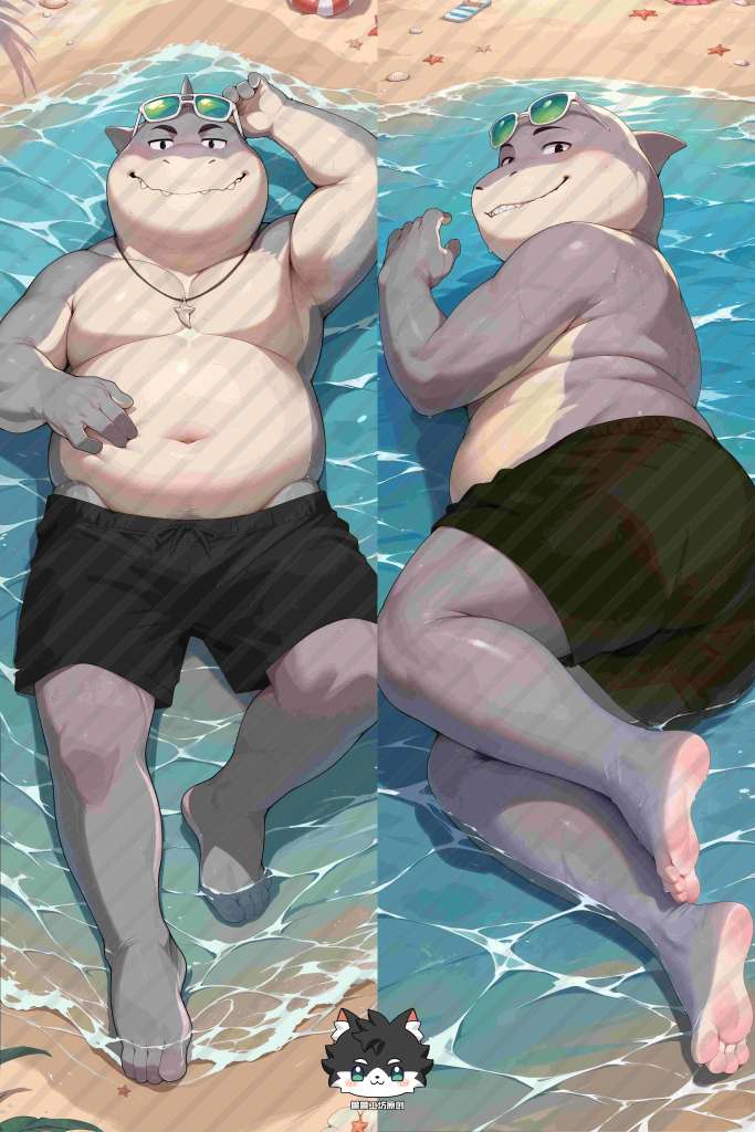 The Bad Guys Mr. Shark Anime Dakimakura Body Pillow Cover