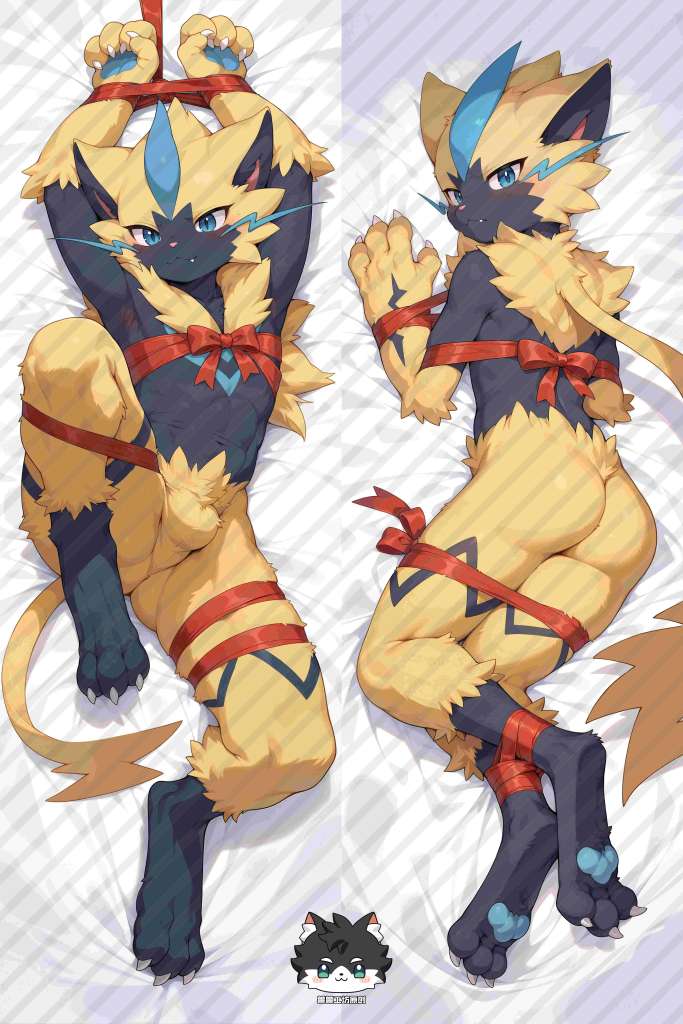 Pokemon Pocket Monster Zeraora Anime Dakimakura Body Pillow Cover