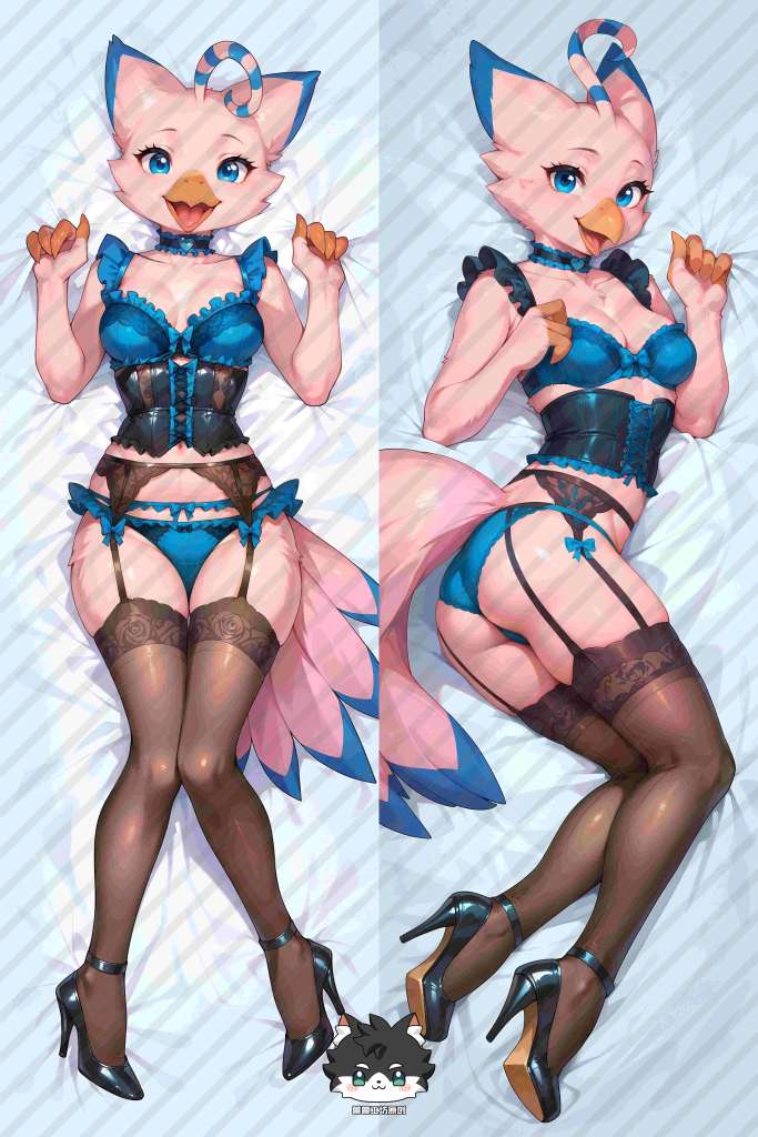 Digital Monsters Biyomon Anime Dakimakura Body Pillow Cover