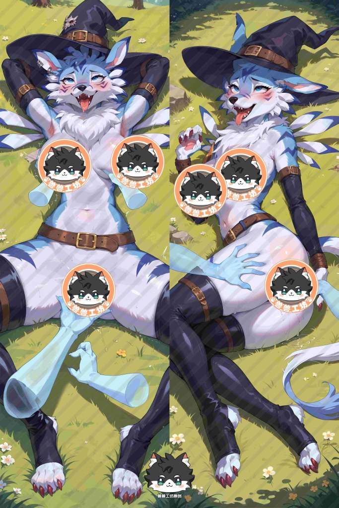 Digital Monsters WereGarurumon Anime Dakimakura Body Pillow Cover