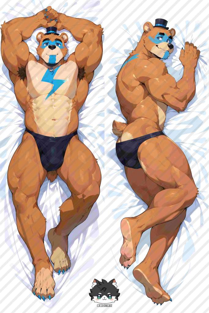 Five Nights at Freddy's Freddy Fazbear Anime Dakimakura Body Pillow Cover