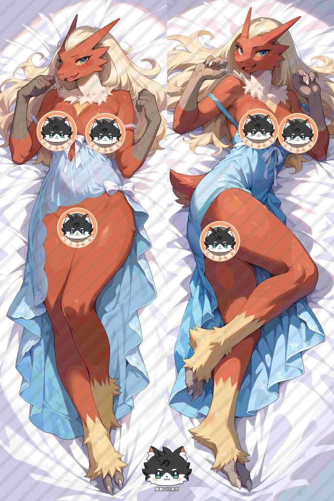 Pokemon Pocket Monster Blaziken Anime Dakimakura Body Pillow Cover