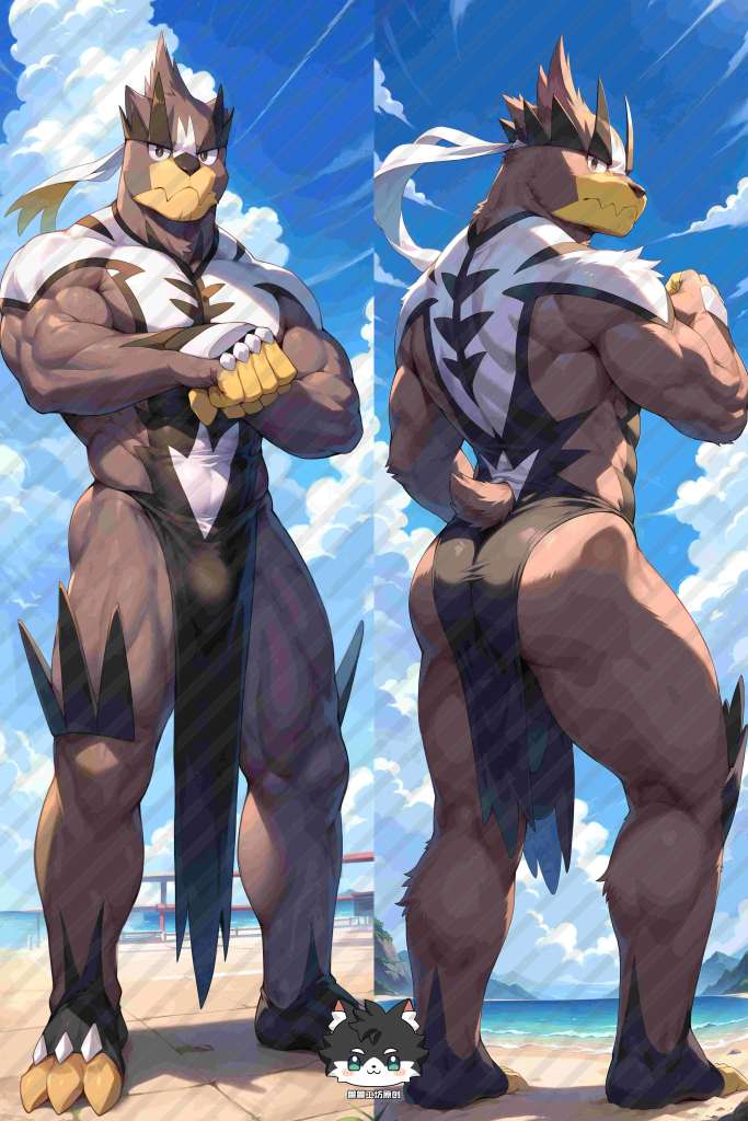 Pokemon Pocket Monster Urshifu Anime Dakimakura Body Pillow Cover