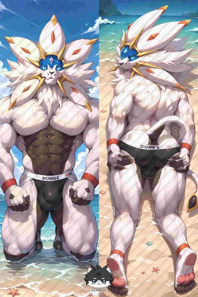 Pokemon Pocket Monster Solgaleo Anime Dakimakura Body Pillow Cover