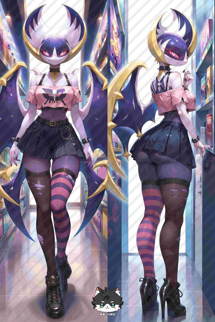Pokemon Pocket Monster Lunala Anime Dakimakura Body Pillow Cover