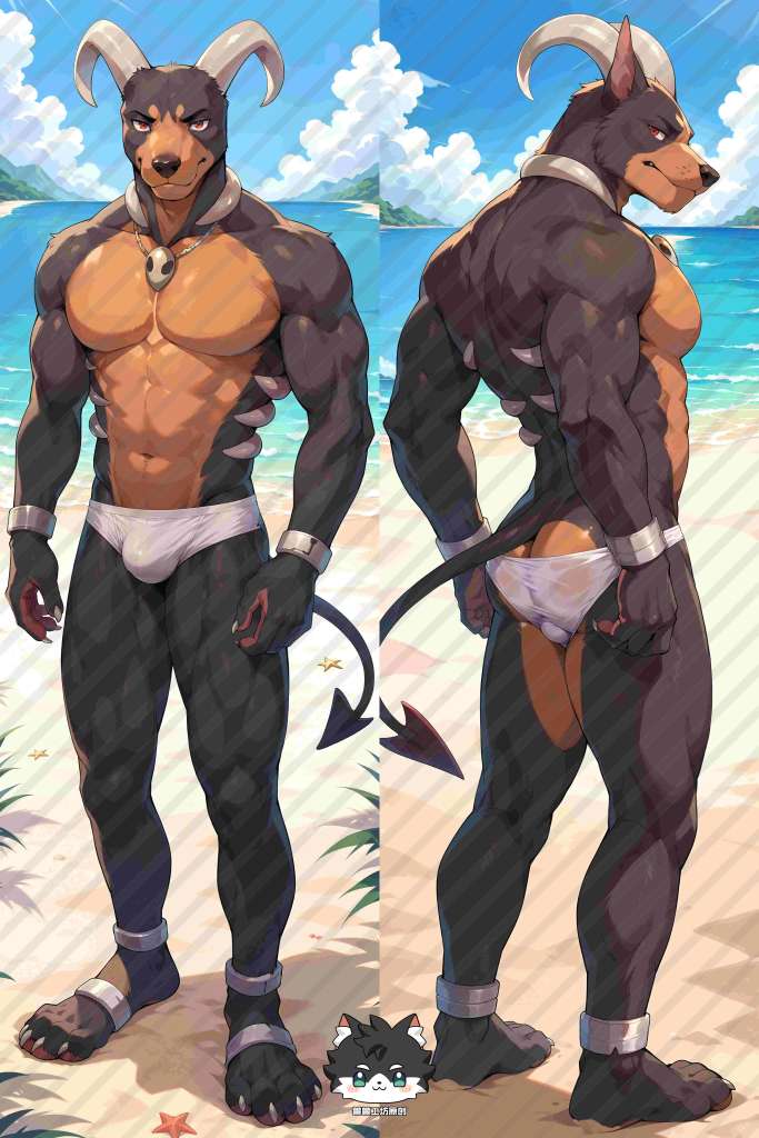 Pokemon Pocket Monster Houndoom Anime Dakimakura Body Pillow Cover