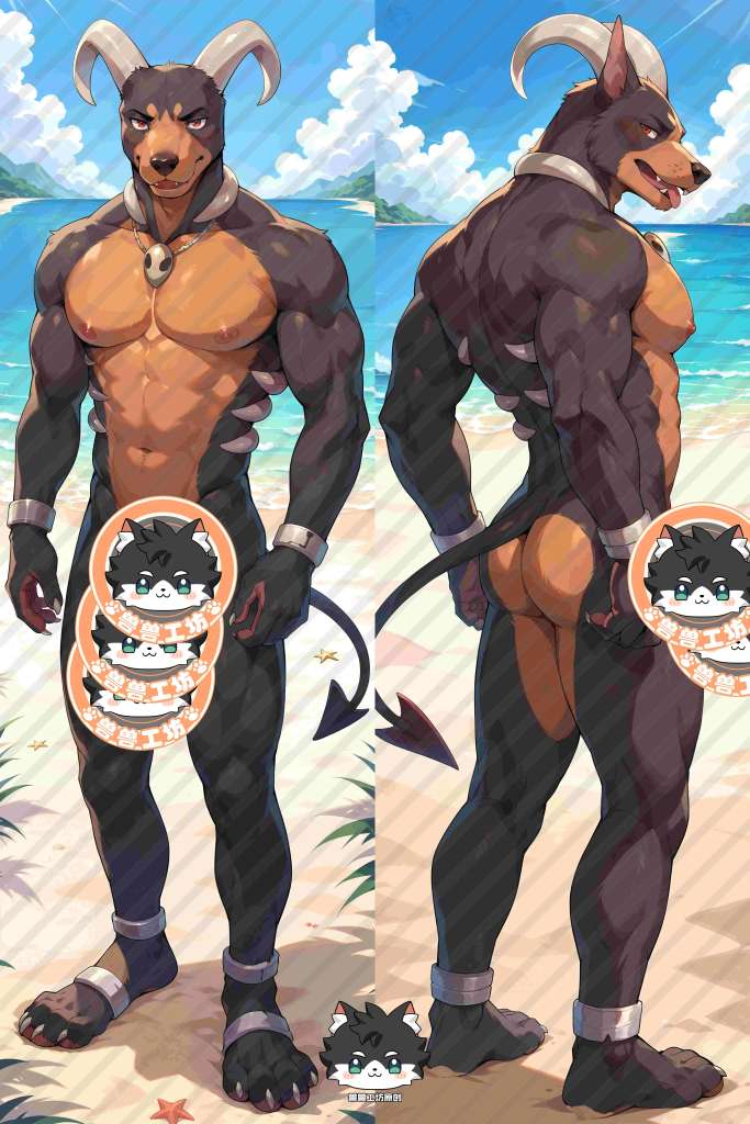 Pokemon Pocket Monster Houndoom Anime Dakimakura Body Pillow Cover