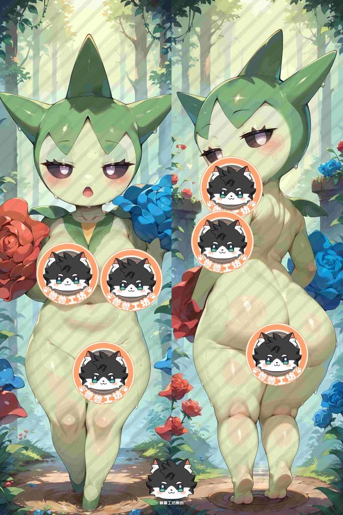 Pokemon Pocket Monster Roselia Anime Dakimakura Body Pillow Cover