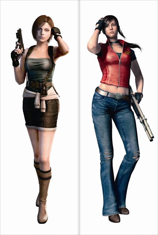 Resident Evil Anime Dakimakura Body Pillow Cover