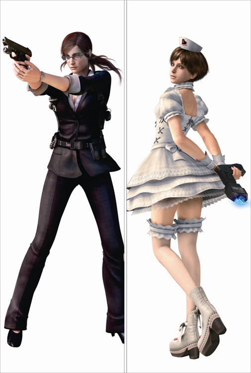 Resident Evil Anime Dakimakura Body Pillow Cover