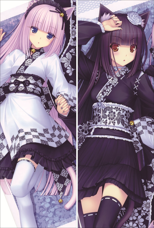Nekopara Vanilla Artist Sayori Anime Dakimakura Body Pillow Cover