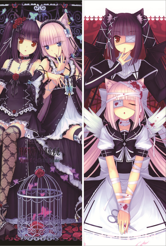 Nekopara Vanilla Artist Sayori Anime Dakimakura Body Pillow Cover