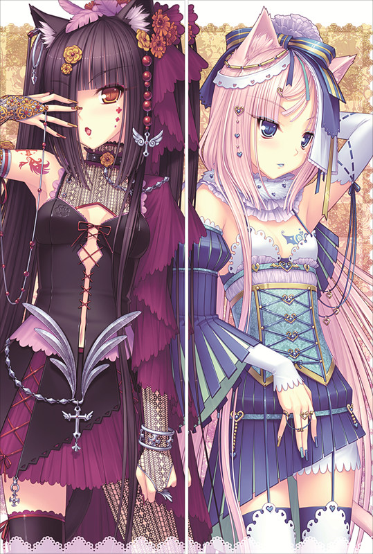 Nekopara Vanilla Artist Sayori Anime Dakimakura Body Pillow Cover