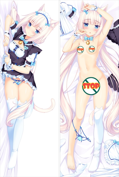Nekopara Vanilla Artist Sayori Anime Dakimakura Body Pillow Cover