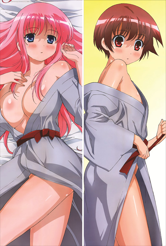 Saki Nodoka Haramura + Yuuki Kataoka Anime Dakimakura Body Pillow Cover