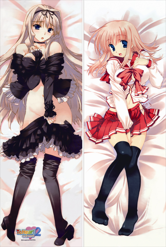 To Heart Maako Asagiri + HMX-17c Silfa Anime Dakimakura Pillow Cover
