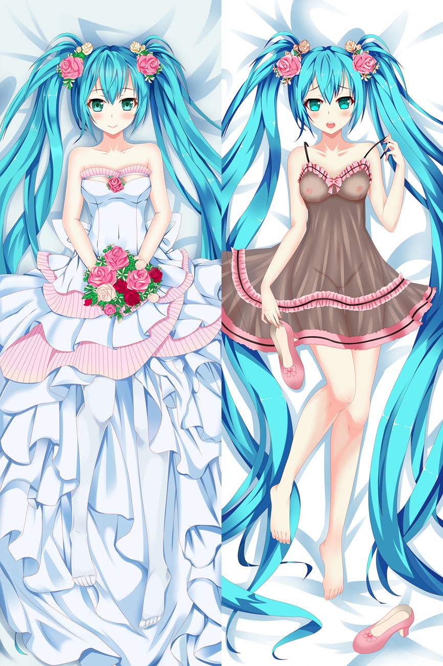 Hatsune Miku Anime Dakimakura Japanese Pillow Cover