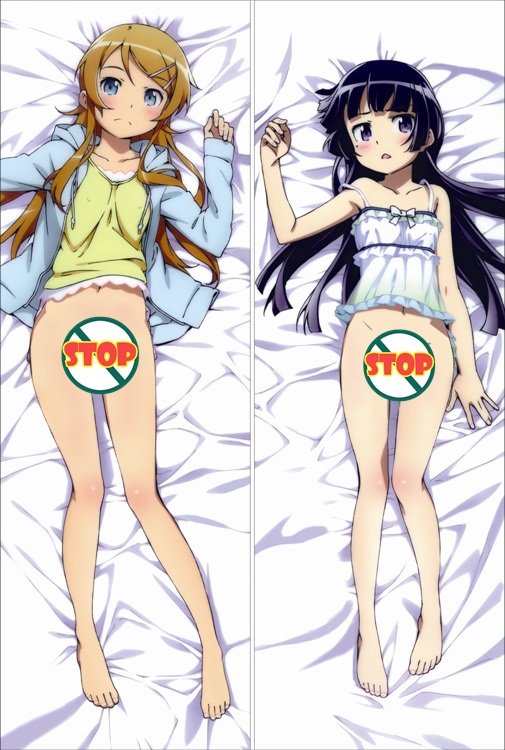 Oreimo Kirino Kousaka + Ruri Goko Anime Dakimakura Pillow Cover