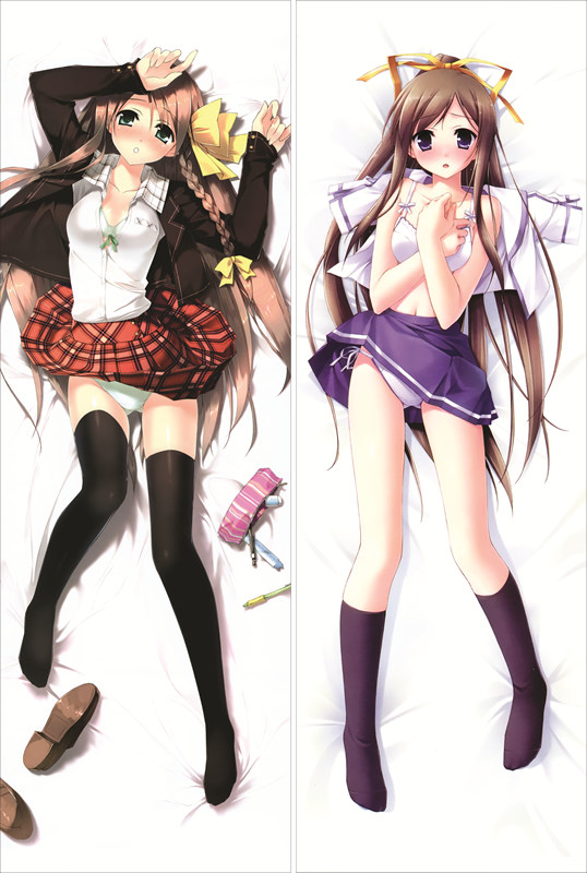 Natsu no Ame Midori Miyazawa + Hinako Itou Anime Dakimakura Pillow Cover