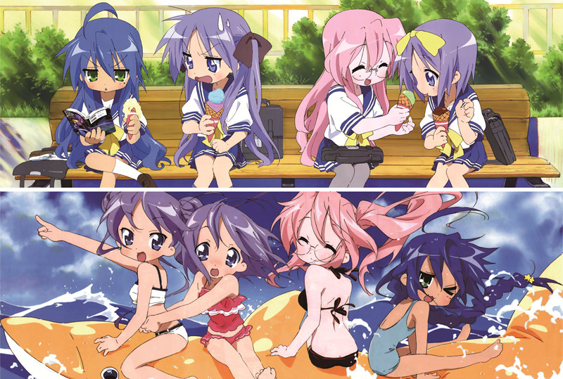 Lucky Star Anime Dakimakura Pillow Cover