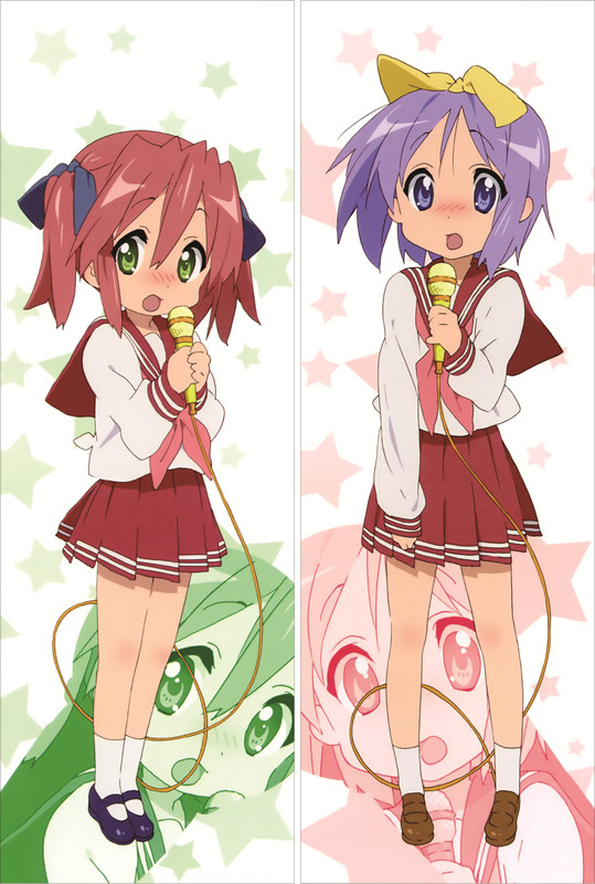Lucky Star Tsukasa Hiiragi Anime Dakimakura Pillow Cover
