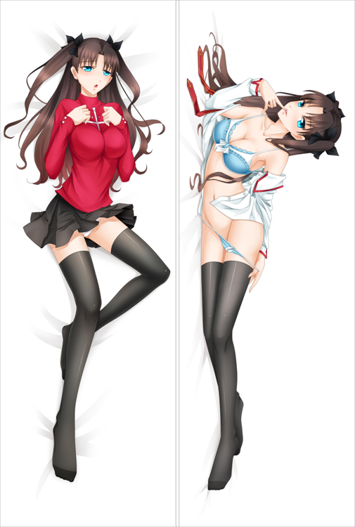 Fate Stay Night Saber Rin Tohsaka Anime Dakimakura Pillow Cover