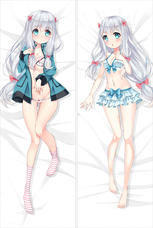 Anime Eromanga Sensei Izumi Sagiri Dakimakura Body Otaku Pillow Case Hugging