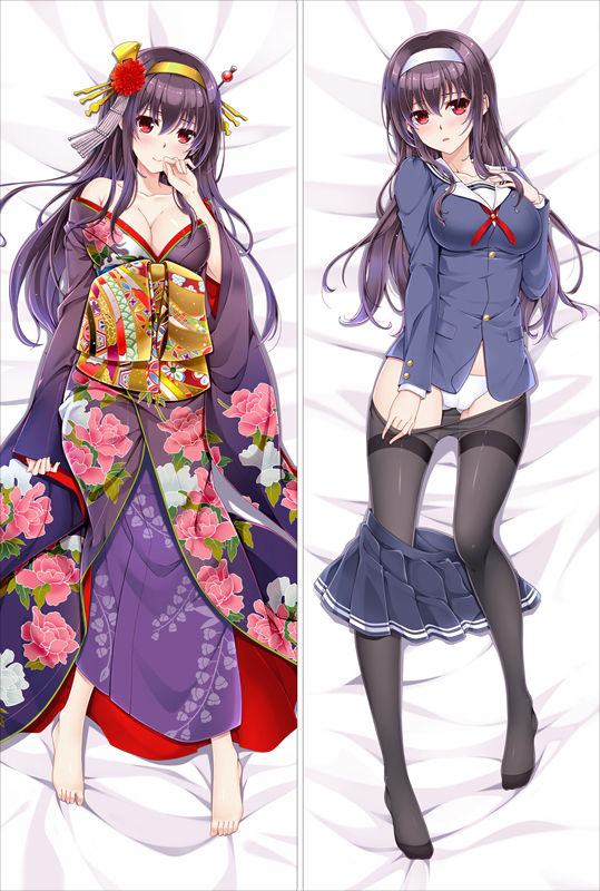 Original Saekano: How to Raise a Boring Girlfriend Dakimakura Utaha Kasumigaoka Anime Hugging Body Pillow Case