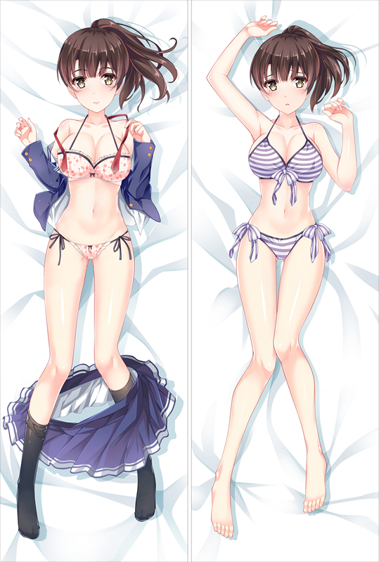 Original Saekano Dakimakura Megumi Katou Anime Girl Hugging Body Pillow Case