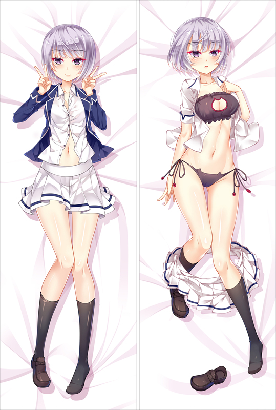 Boku no Kanojo ga Majime Sugiru Shojo Bitch na Ken Kosaka Akiho Anime Dakimakura Pillow Cover