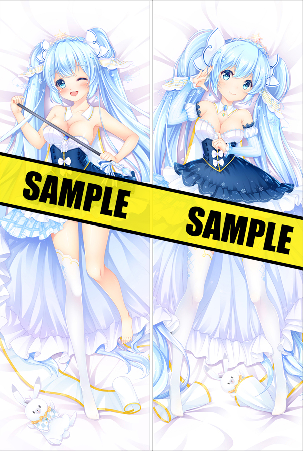 Snow Miku Anime Dakimakura Hugging Pillow Cover