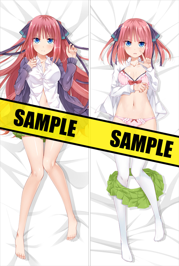 The Quintessential Quintuplets Nakano Nino Anime Dakimakura Pillow Cover