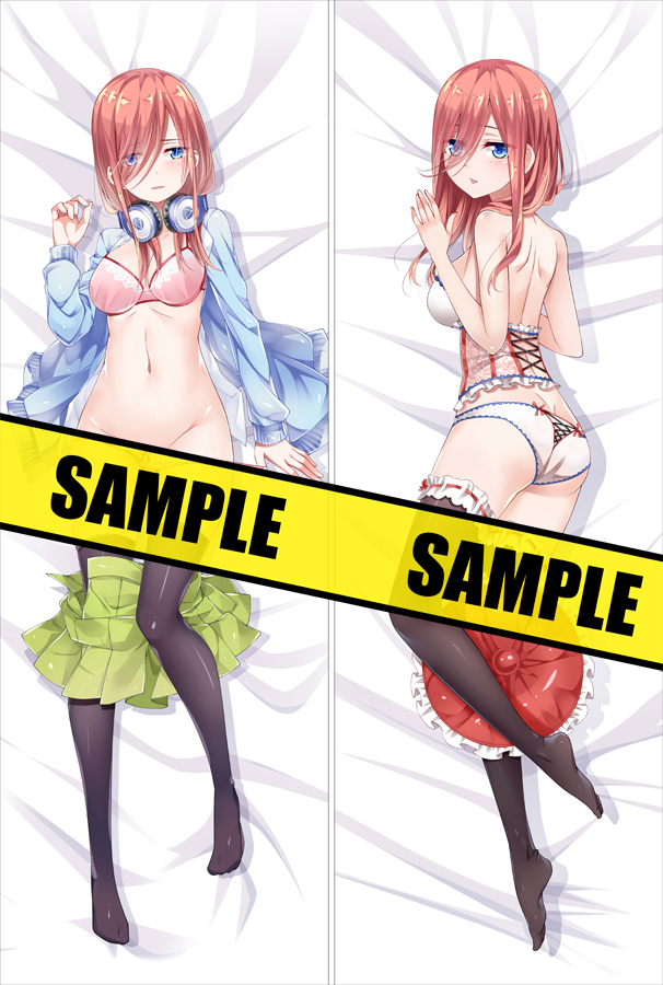 The Quintessential Quintuplets Nakano Miku Anime Dakimakura Pillow Cover