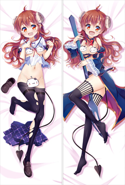 The Demon Girl Next Door Shamiko Yoshida Yūko Anime Dakimakura Pillow Cover